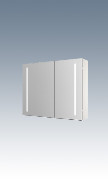 bm1001-085 (哑光白) 金属镜柜